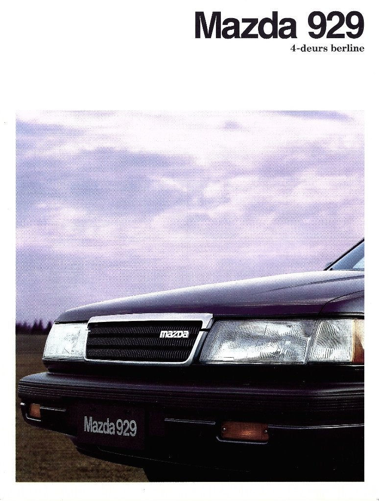 Brochure Mazda 929 1989, Ophalen of Verzenden, Gelezen, Mazda