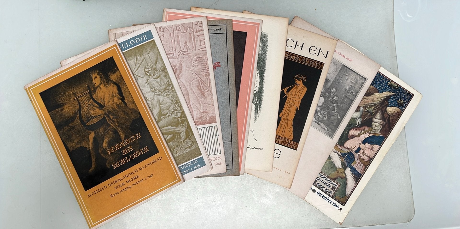Mensch en melodie (diverse jaarg - zie beschrijving), Ophalen of Verzenden, 1940 tot 1960, Tijdschrift
