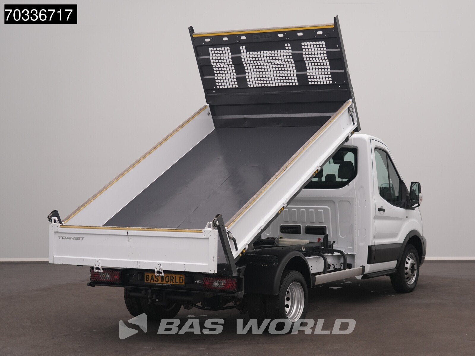Ford Transit 165pk Kipper Dubbellucht 3,5t Trekhaak Airco Ca, Auto's, Stof, Euro 6, 4 cilinders, Wit