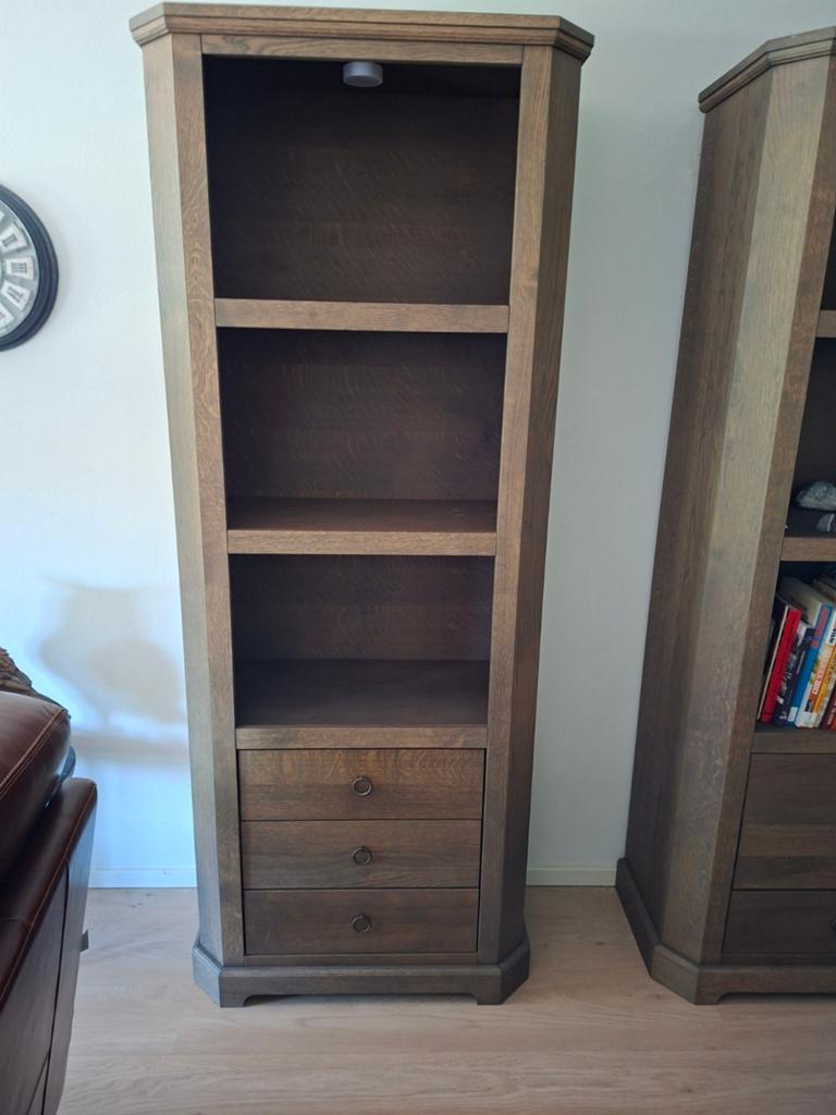 Boekenkasten, Huis en Inrichting, Kasten | Boekenkasten, 200 cm of meer, Zo goed als nieuw, 25 tot 50 cm, 50 tot 100 cm
