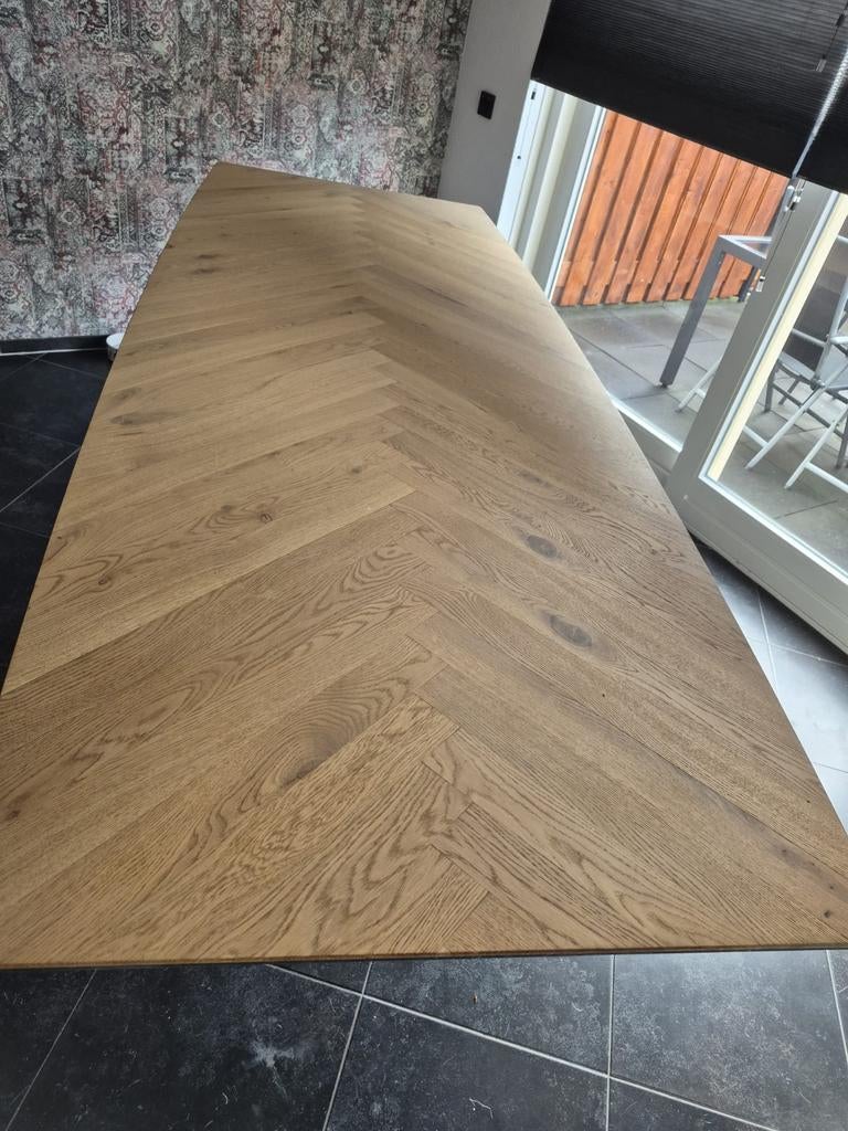 Eettafel visgraat 2.60m x 1.00m, Ophalen