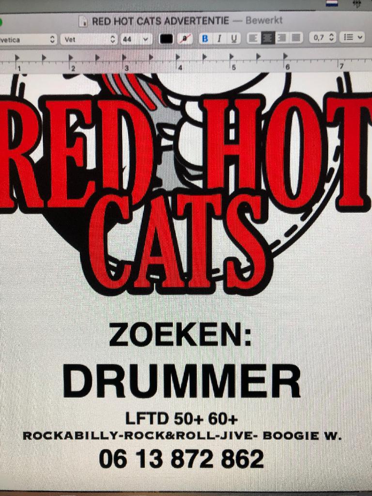 Drummer gezocht 60+ Rock (& Roll Pop div. 60/70