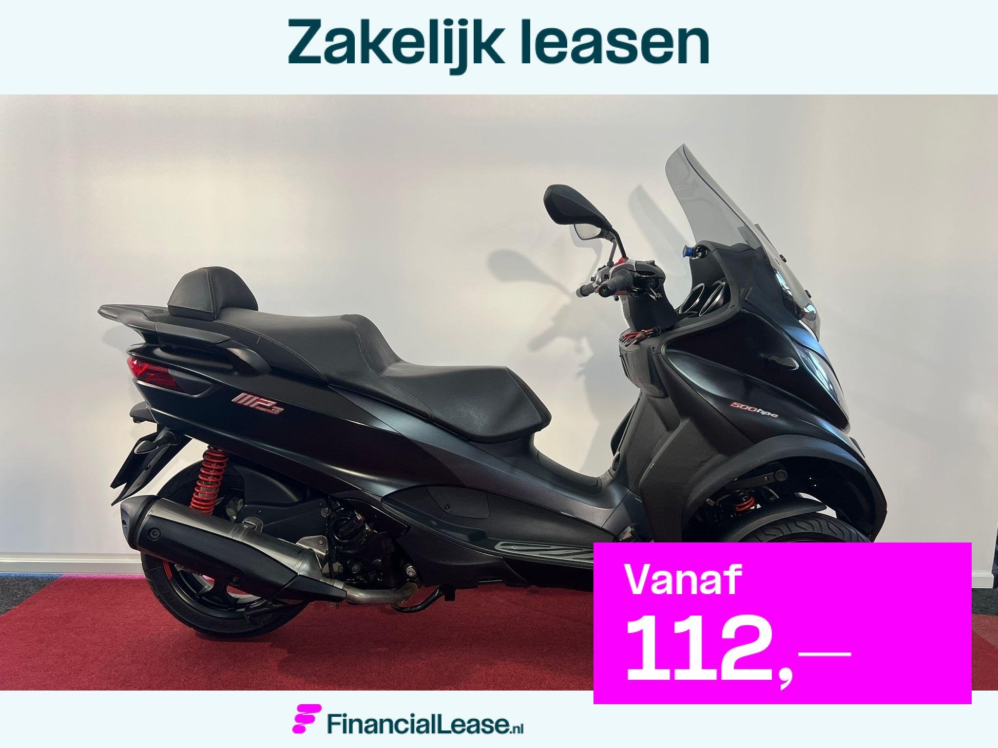 Piaggio MP3 500 HPE Sport ABS, Motoren, Motoren | Piaggio, Bedrijf, Scooter, 12 t/m 35 kW, ABS, Handvatverwarming, LED Verlichting