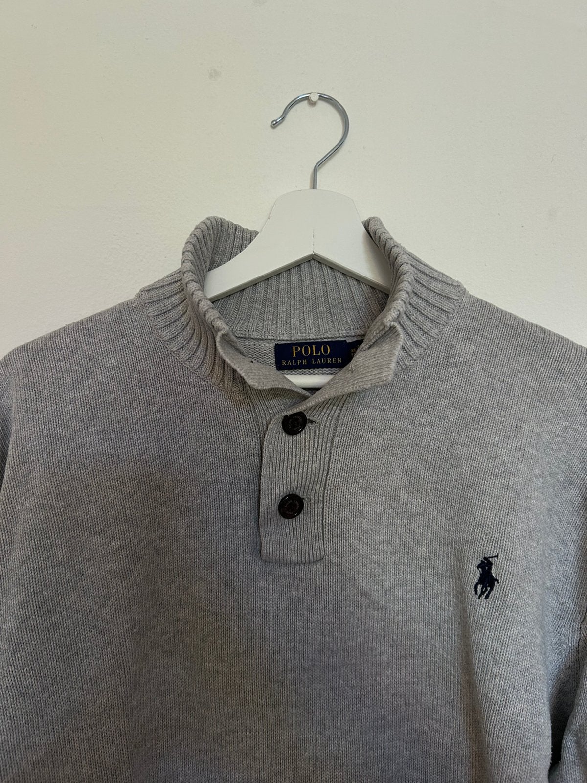 Polo Ralph Lauren grijze trui, Ophalen, Zo goed als nieuw, Grijs