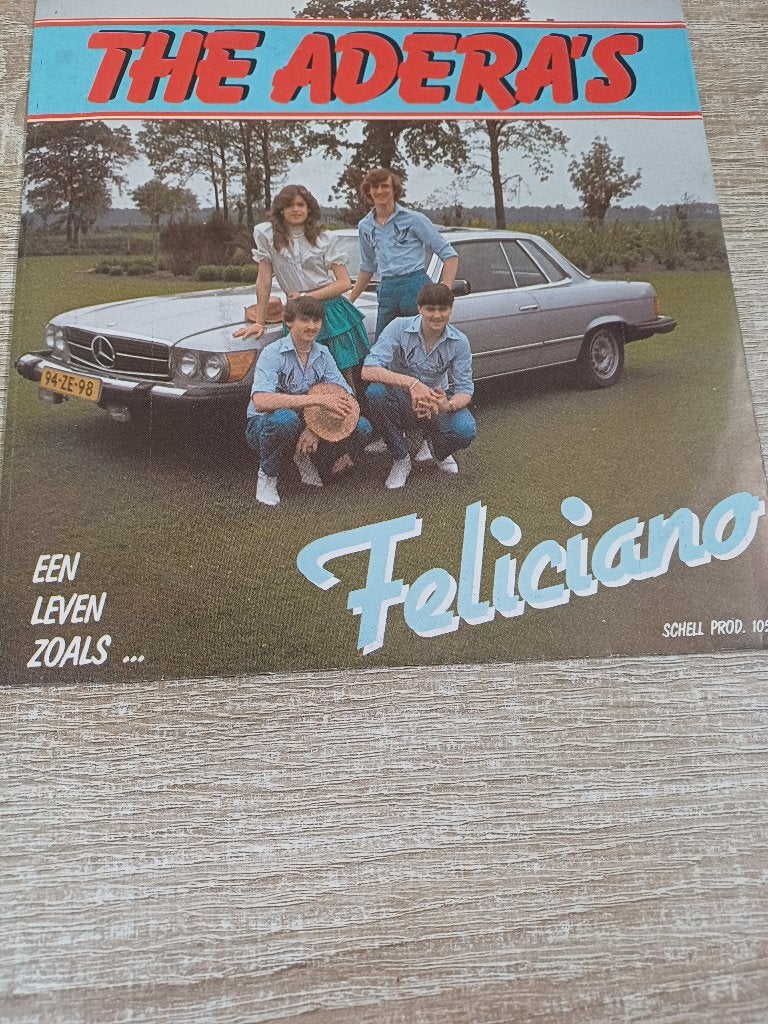 9a Single The Adera’s   – Feliciano  – 1058 – origineel 1982, 7 inch, Ophalen of Verzenden, Zo goed als nieuw, Overige typen