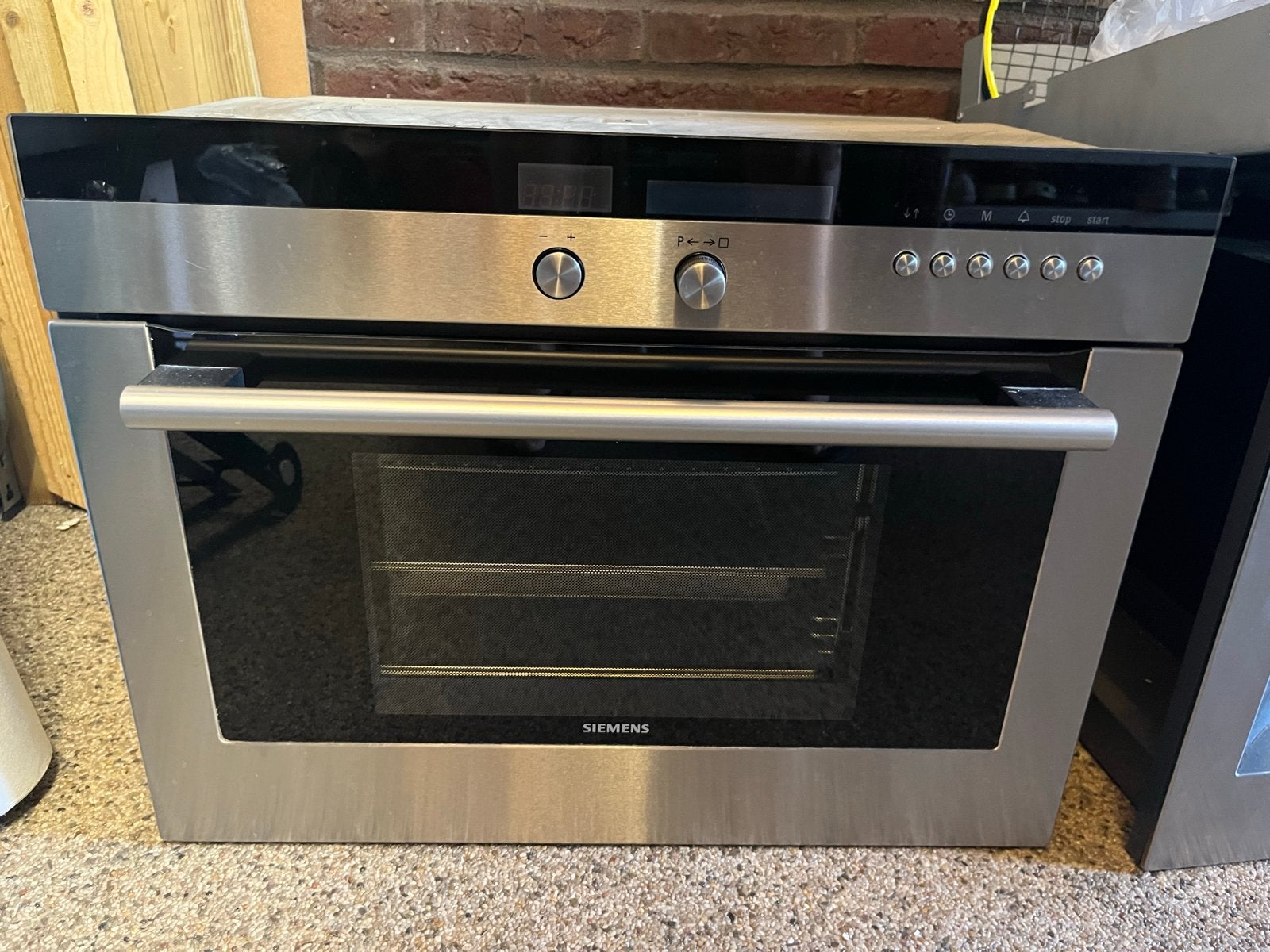 Siemens Stoomoven, Witgoed en Apparatuur, Ovens, Ophalen, Minder dan 45 cm, Gebruikt, 60 cm of meer