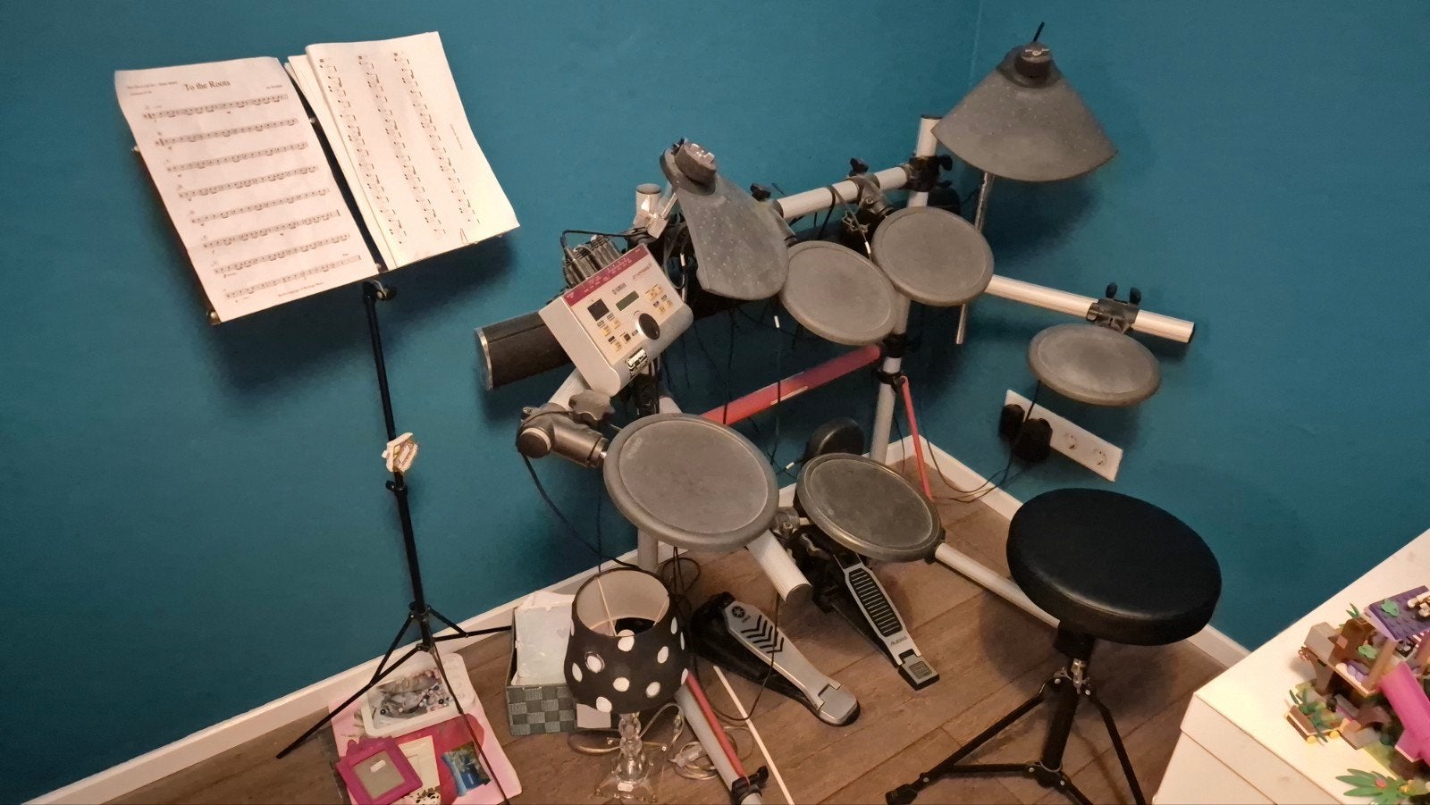 Yamaha DTX IV standaard e drumset compleet, Ophalen, Gebruikt, Yamaha, Elektronisch