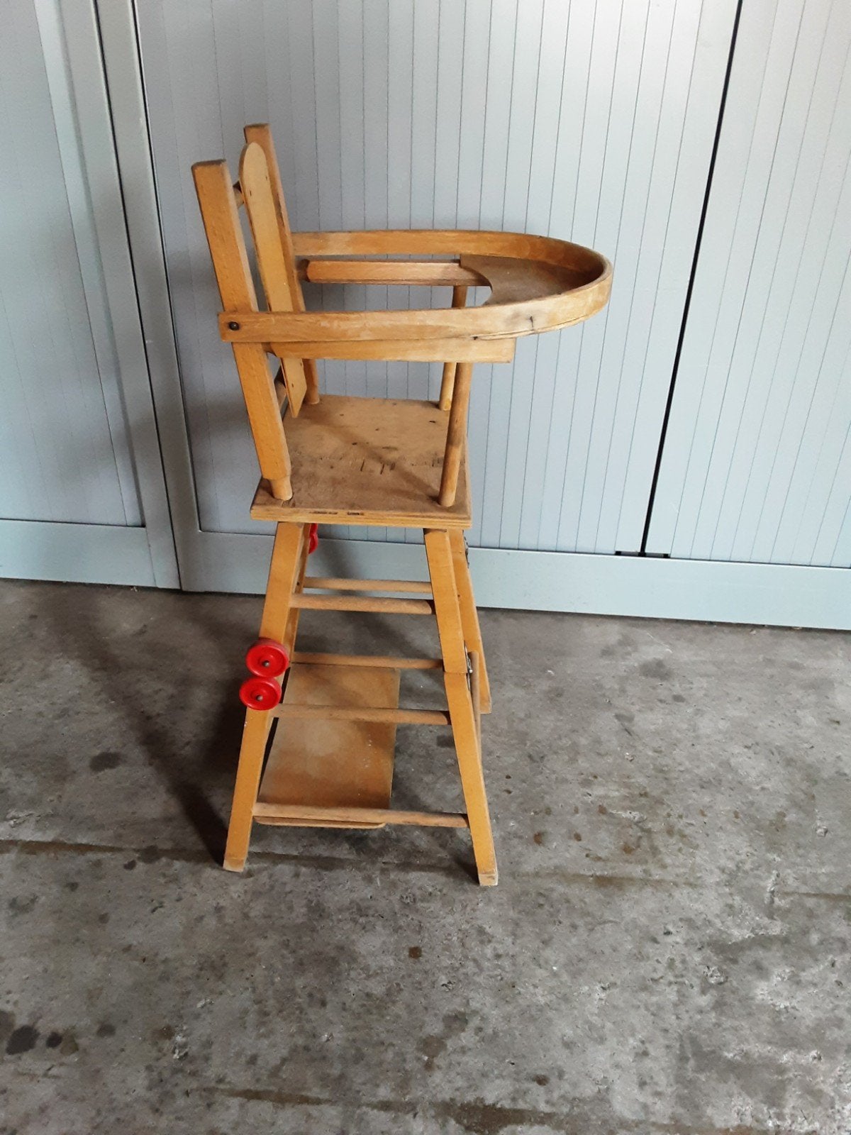 Vintage houten kinderstoel, Ophalen, Gebruikt, Overige typen