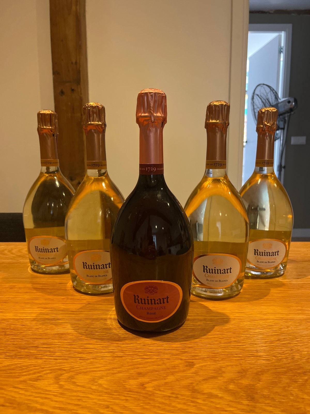 Ruinart Champagne: Rosé & Blanc de Blancs Collectie, Ophalen of Verzenden, Nieuw, Frankrijk, Champagne