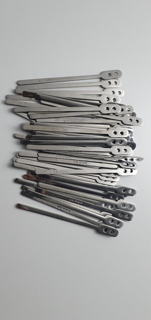 48 Karox rvs roerstaafjes, Ophalen of Verzenden