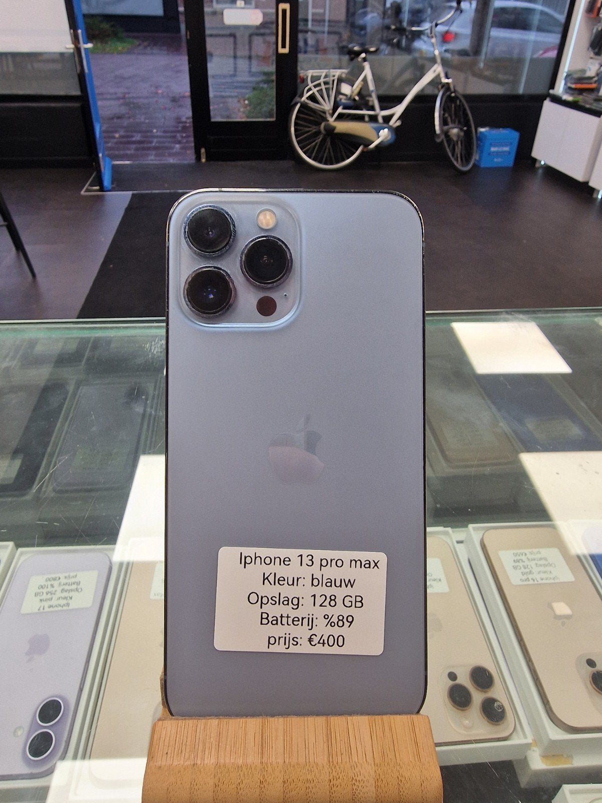 2x Iphone 13 pro max, 128 GB, Apple, Blauw, Ophalen of Verzenden