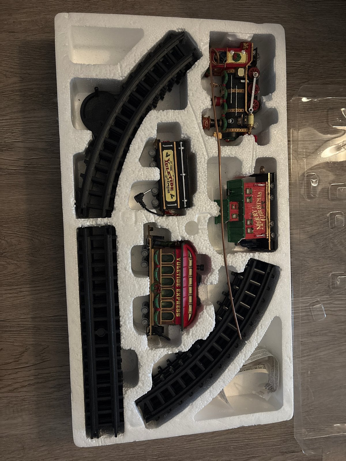 Kerst Treinset met Locomotief en Wagons lemax, Ophalen of Verzenden, Gebruikt