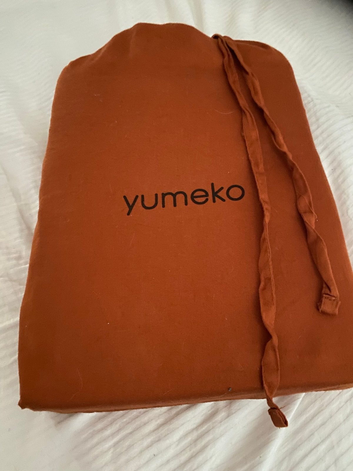 Yumeko hoeslaken 180x200 biologisch gewassen katoen, Hoeslaken of Sloop, Katoen, Ophalen of Verzenden, Overige merken