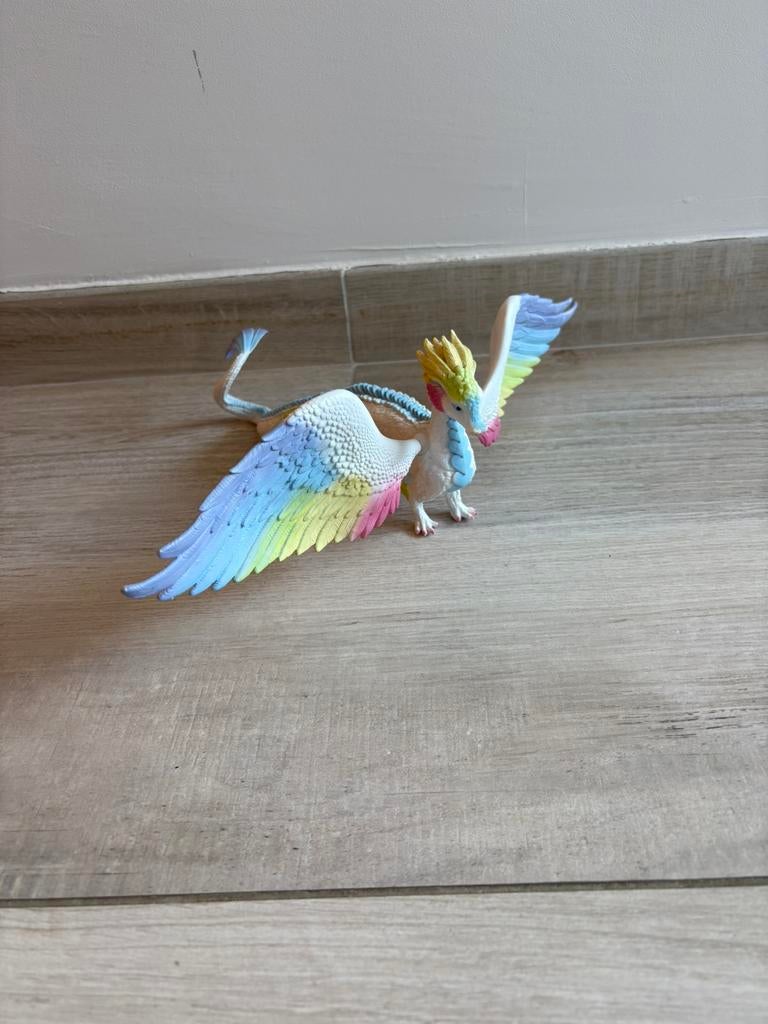 Schleich BAYALA Regenboogdraak (pegasus), Ophalen of Verzenden, Zo goed als nieuw