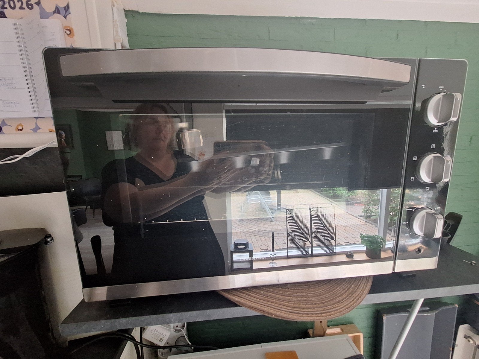 iventum vrijstaande oven, Ophalen, Minder dan 45 cm, Gebruikt, Hete lucht