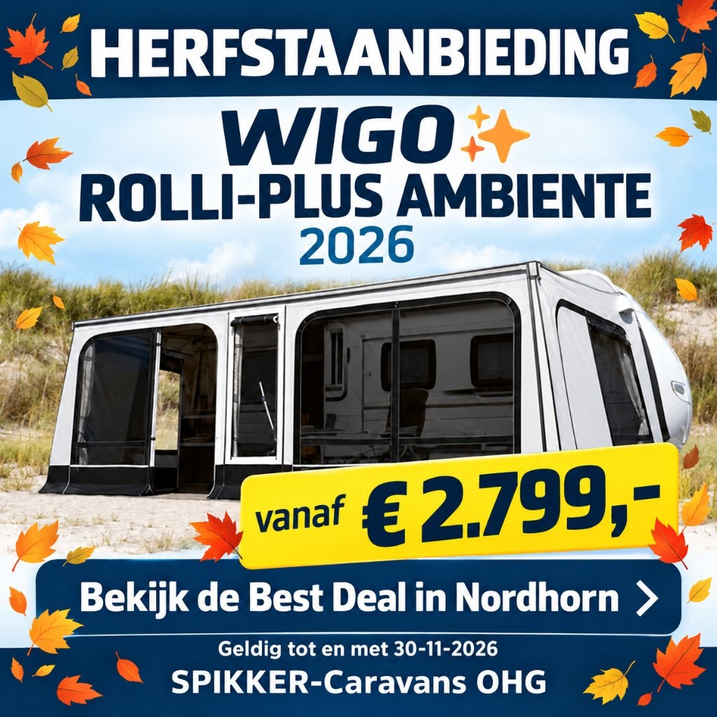 WIGO PREMIUMDEALER NEDERLAND, Caravans en Kamperen, Ophalen of Verzenden, Nieuw, Overige merken