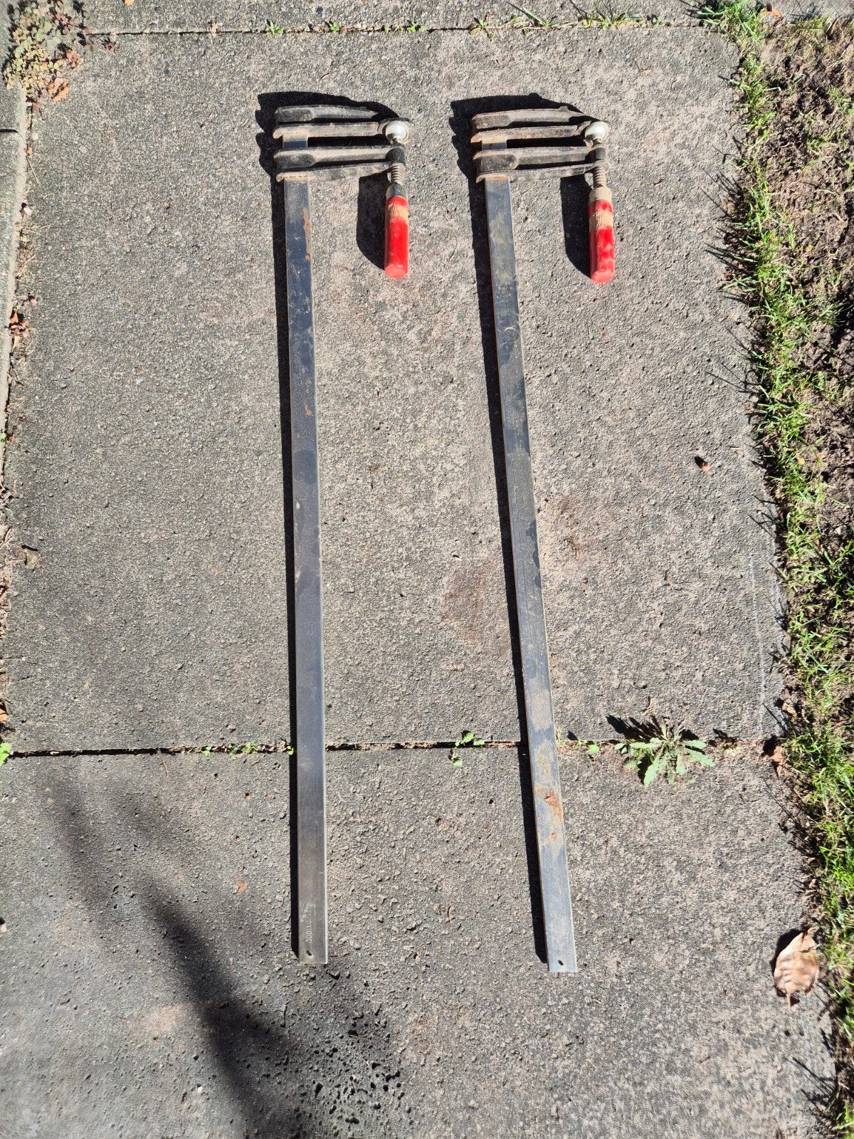 2 lijmtangen van 1 meter lang, Ophalen, Gebruikt, Klem