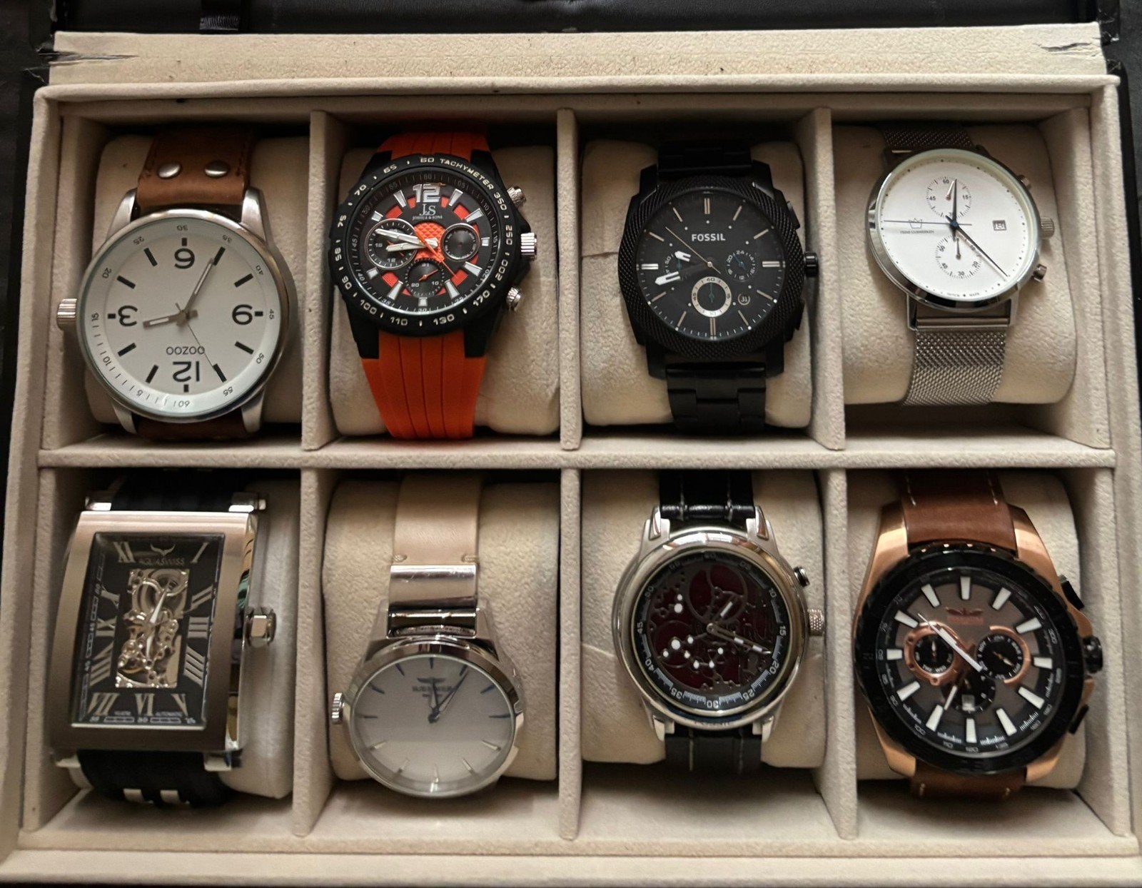 Horloge collectie - 14 horloges, Ophalen of Verzenden, Nieuw, Polshorloge