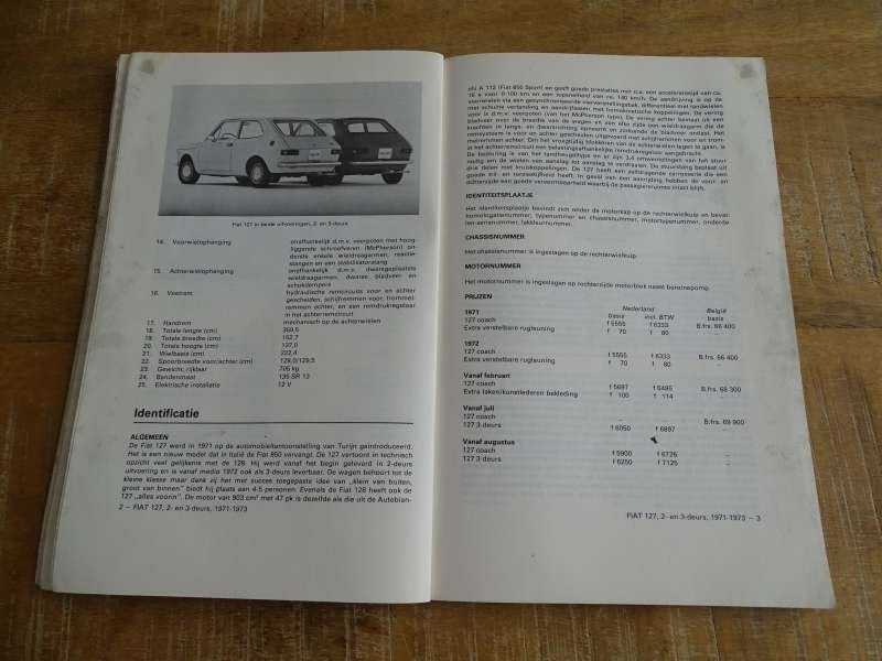 Fiat 127 Vraagbaak Werkplaatshandboek Nederlands, Boeken, Verzenden, Gelezen, Overige merken