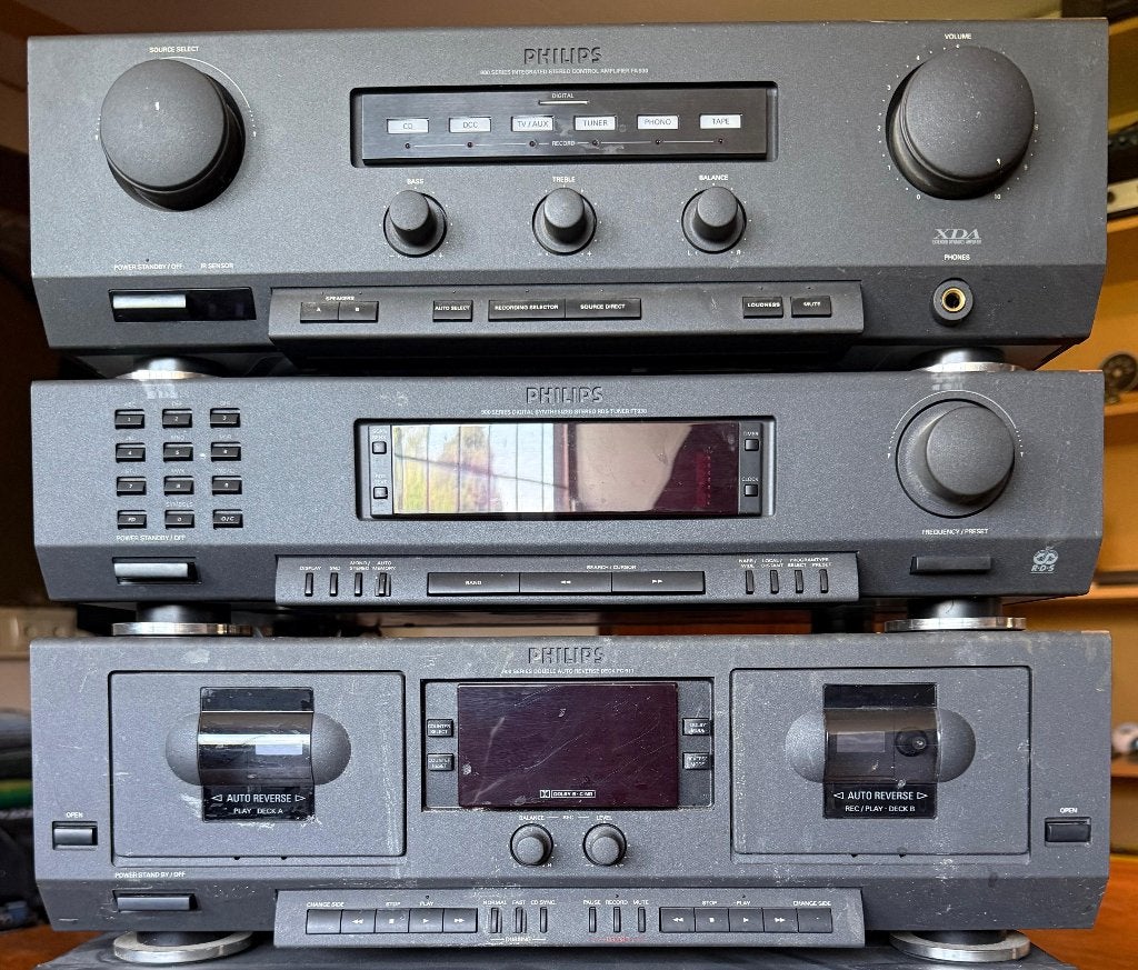 Philips 900 Series HiFi Set FA39 FT930 FC911 Vintage Stereo, Audio, Tv en Foto, Ophalen, Gebruikt, Losse componenten, Philips
