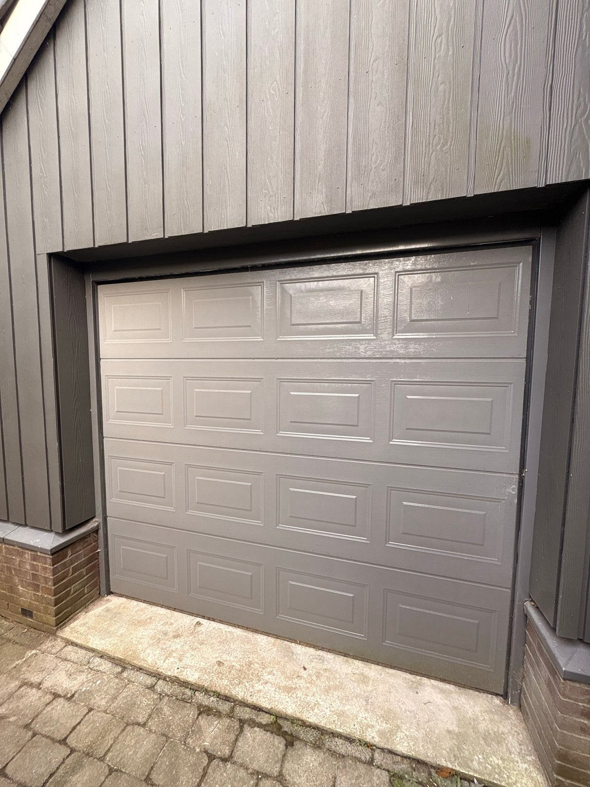 Novoferm Garagedeur Antraciet, Gebruikt, Garagedeur, Ophalen of Verzenden, Metaal