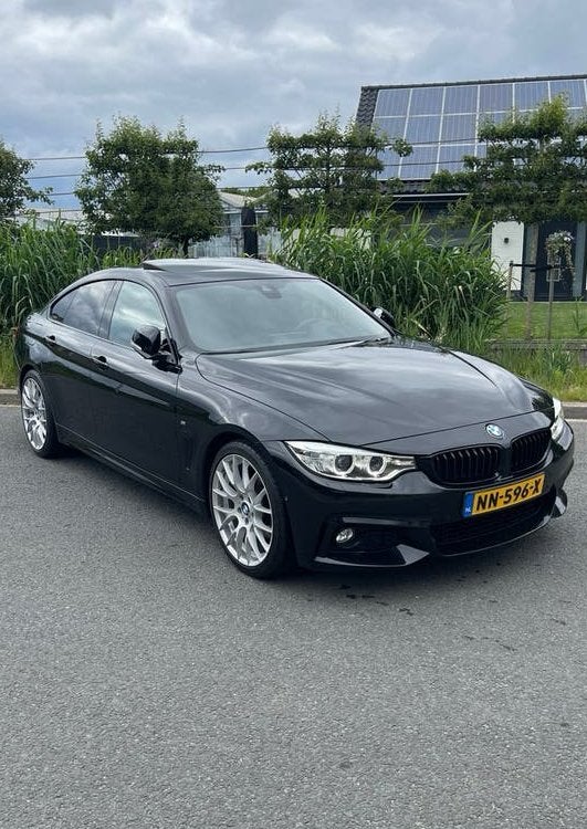 BMW 4-Serie 2.0 430I Gran Coupe org.NL NAP 2017 Zwart, Achterwielaandrijving, Zwart, Lichtsensor, Zwart