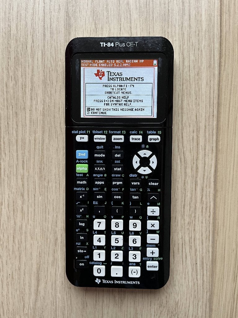 Grafische rekenmachine TI-84 Plus CE-T, Ophalen of Verzenden, Grafische rekenmachine, Gebruikt