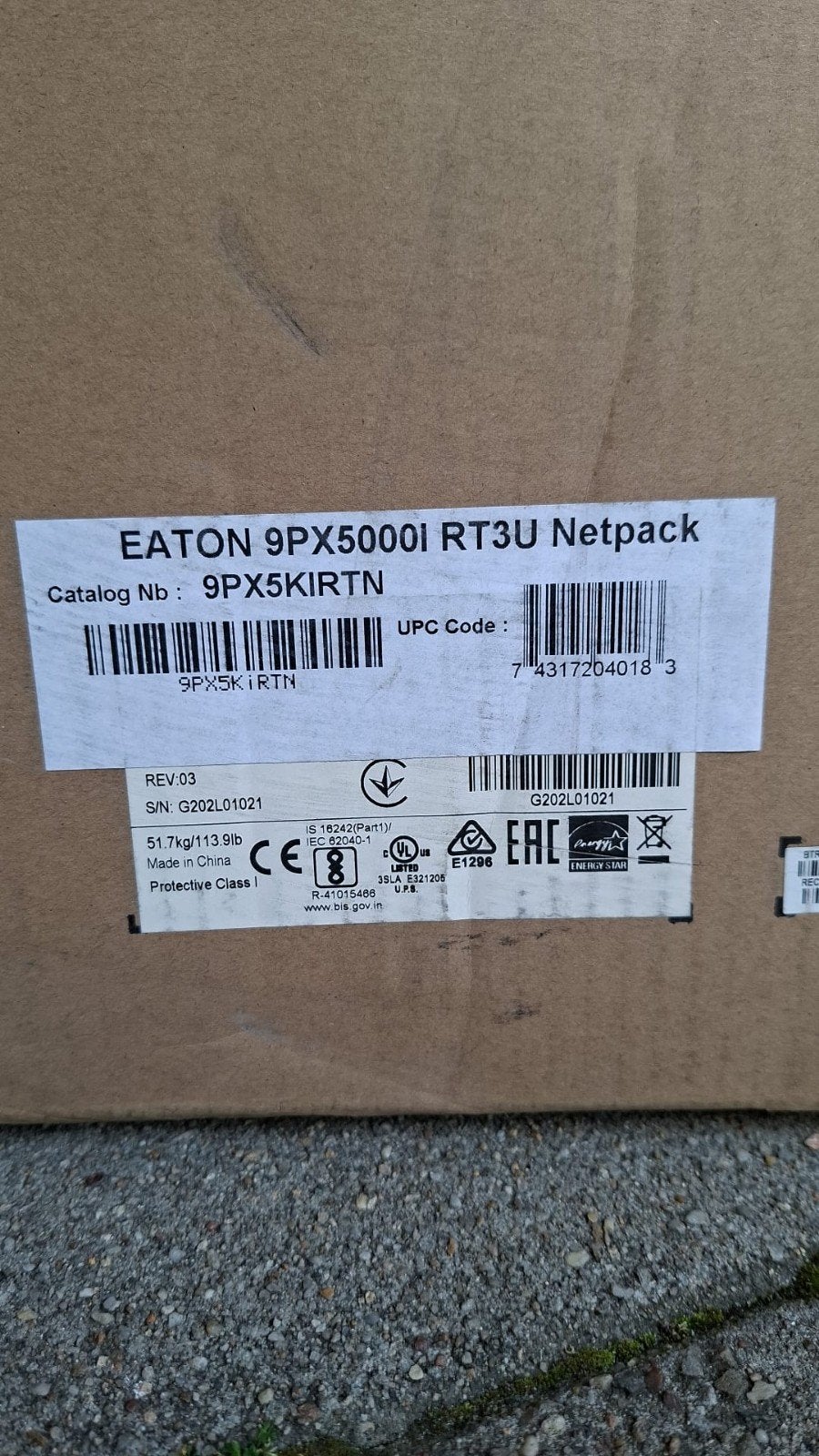 Nieuwe Eaton 9PX5000i RT3U Netpack UPS, Witgoed en Apparatuur, Zonnebanken en Gezichtsbruiners, Ophalen of Verzenden, Nieuw