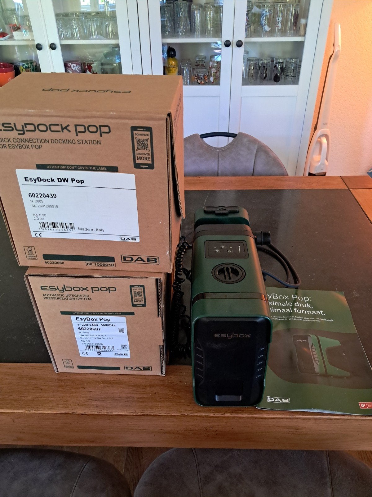 Dab easybox pop hd2 docking station, Tuin en Terras, Waterpompen, Zo goed als nieuw, Dompelpomp, Ophalen of Verzenden