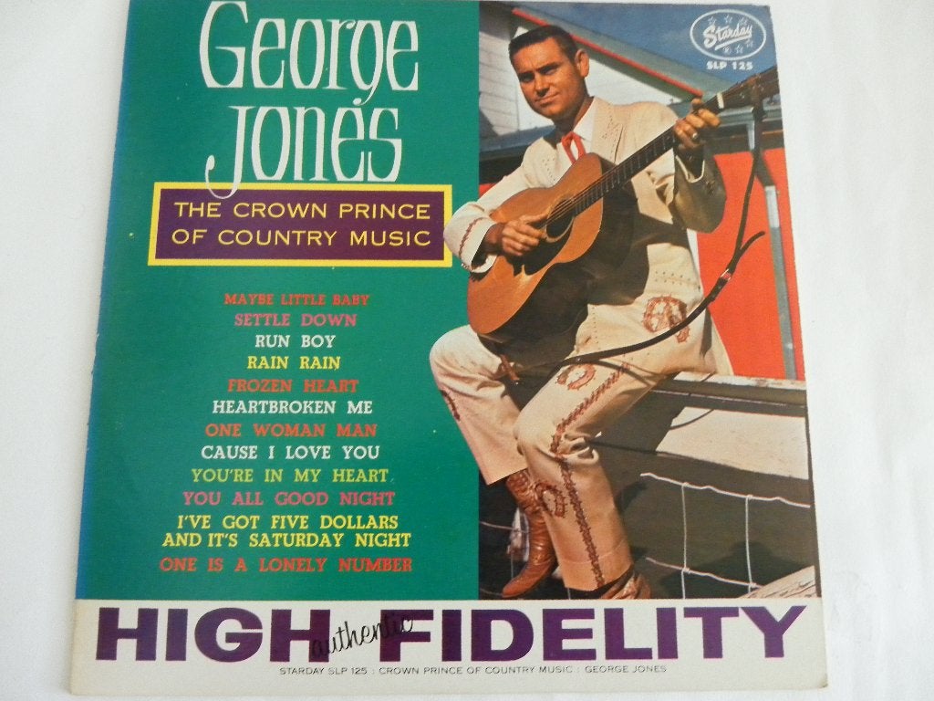 LP George Jones - The Crown Prince Of Country Music, LP, Gebruikt, Ophalen of Verzenden, 12 inch