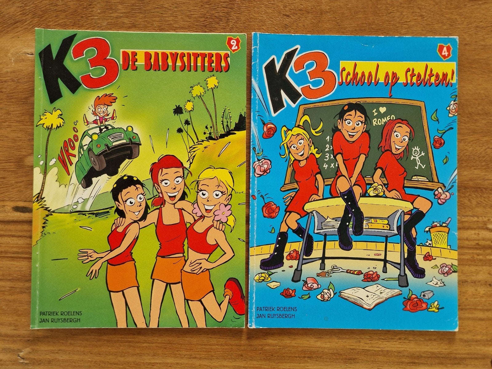 k3  ,  shuriken school   ,  jacques vermeire, Meerdere stripboeken, Ophalen of Verzenden, Gelezen