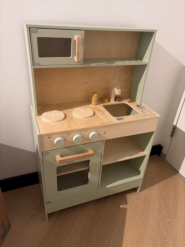 Little Dutch Houten Speelkeuken - Zo goed als nieuw, Ophalen of Verzenden, Zo goed als nieuw, Speelkeuken, Hout