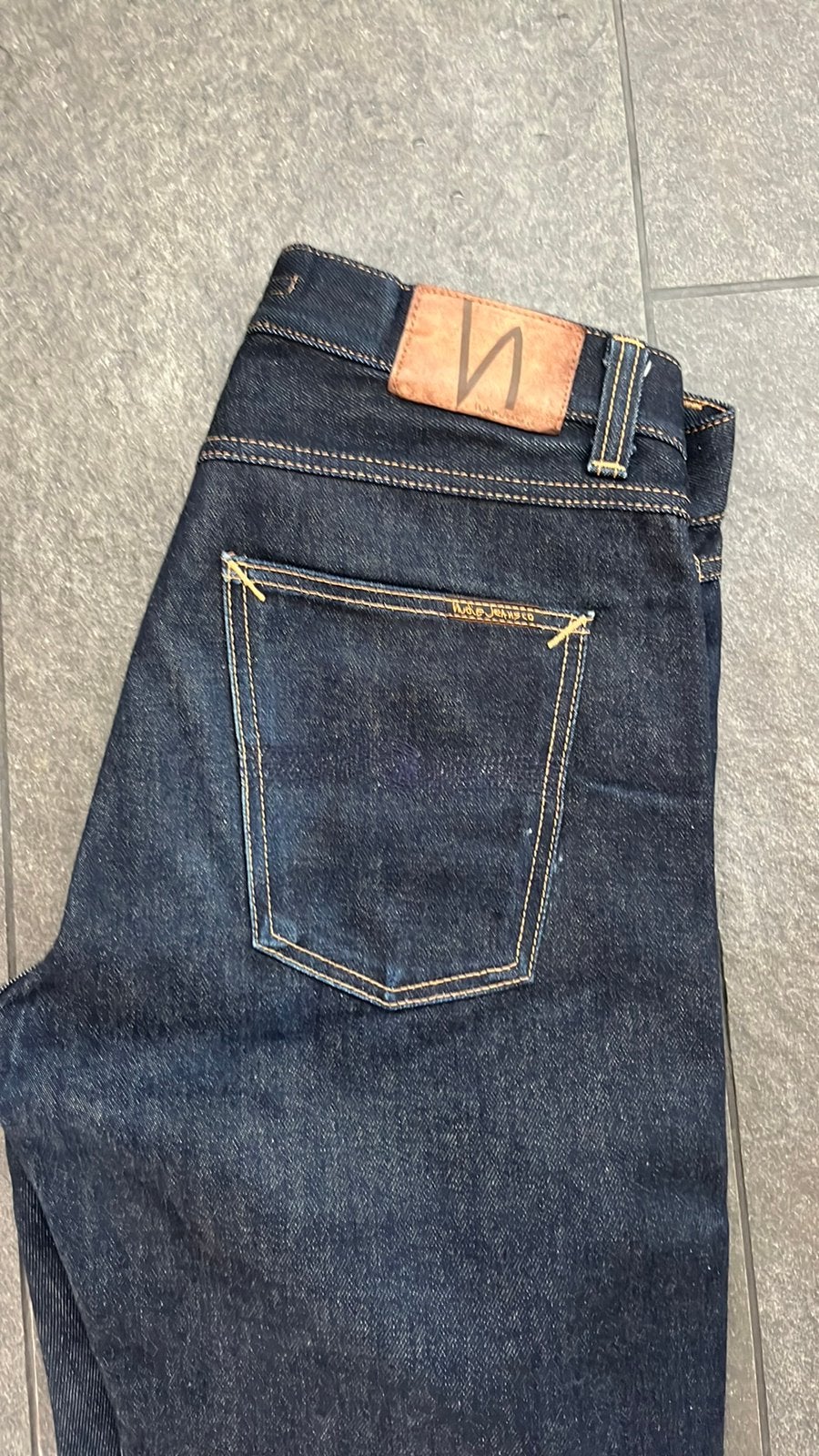 Nudie Jeans, Ophalen of Verzenden, Zo goed als nieuw, Blauw, W32 (confectie 46) of kleiner