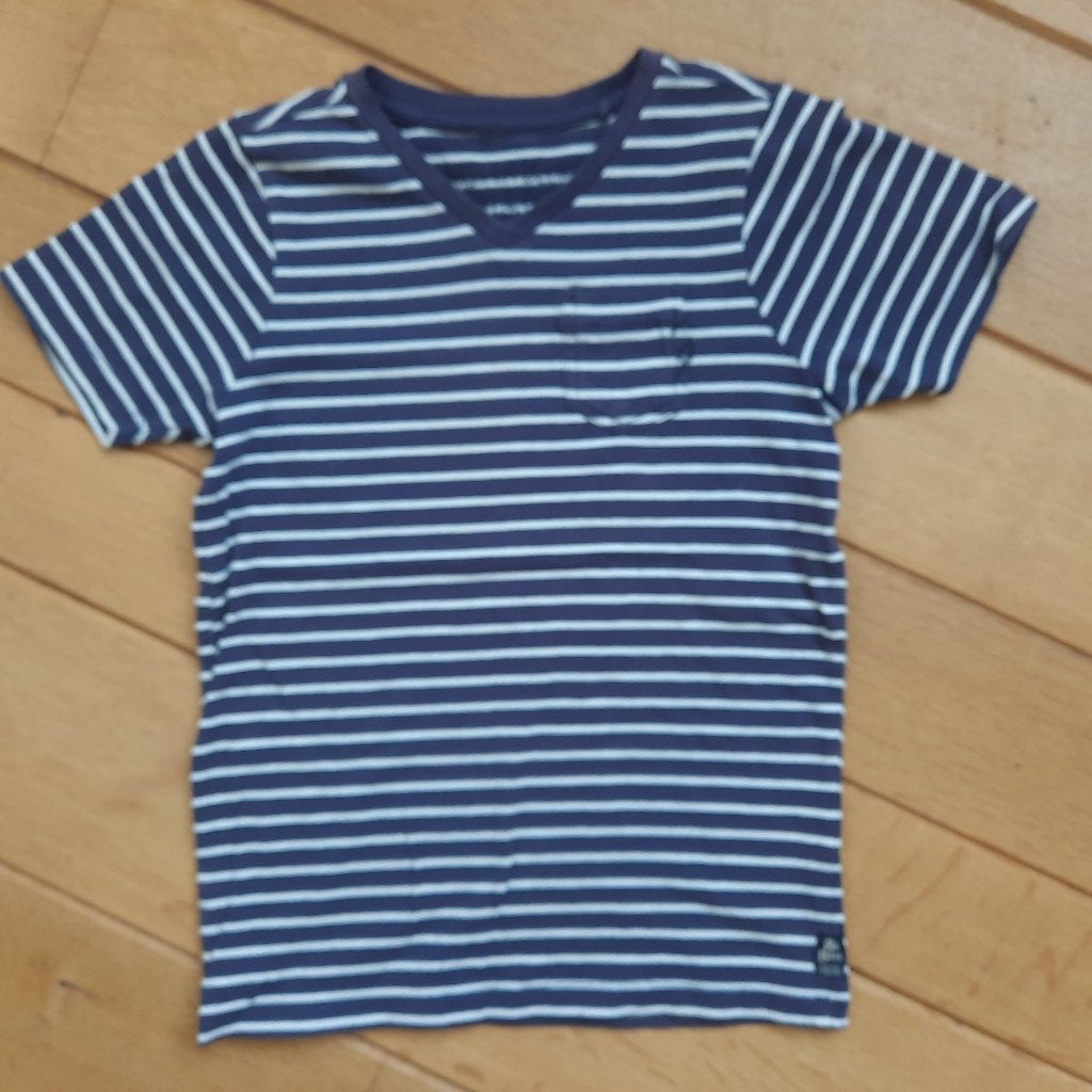 Scotch Schrunk Mister Blue t- shirt blauw wit str maat 104, Scotch Shrunk, Ophalen of Verzenden, Zo goed als nieuw, Shirt of Longsleeve