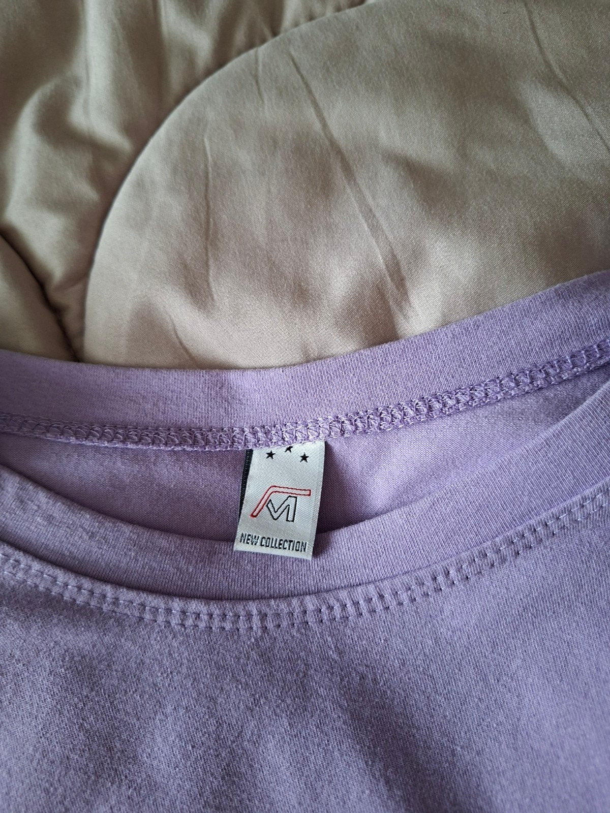 Paars T-shirt met pailletten oog - Made in Italy, Paars, Maat 46/48 (XL) of groter, Nieuw, Ophalen of Verzenden