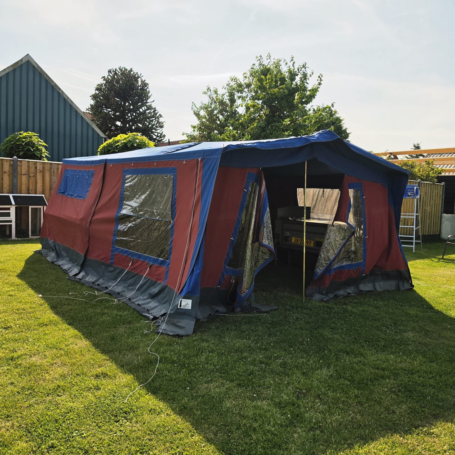 Scout Europa vouwwagen compleet met keuken, Caravans en Kamperen, Ophalen