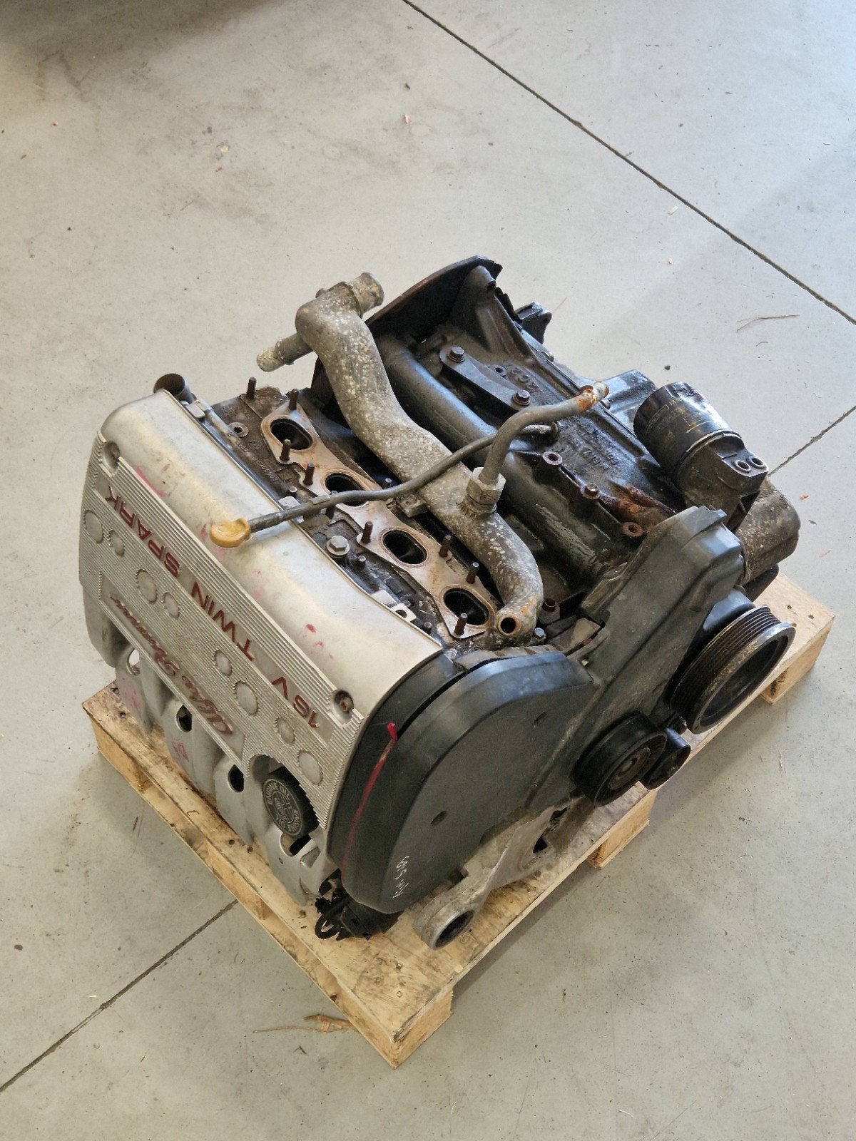 ALFA ROMEO MOTOR in Haarlem, Ophalen, Alfa Romeo