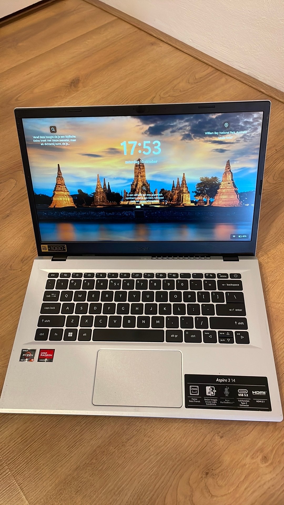 Acer aspire 3 14, Ophalen of Verzenden, Zo goed als nieuw, 14 inch, 2 tot 3 Ghz
