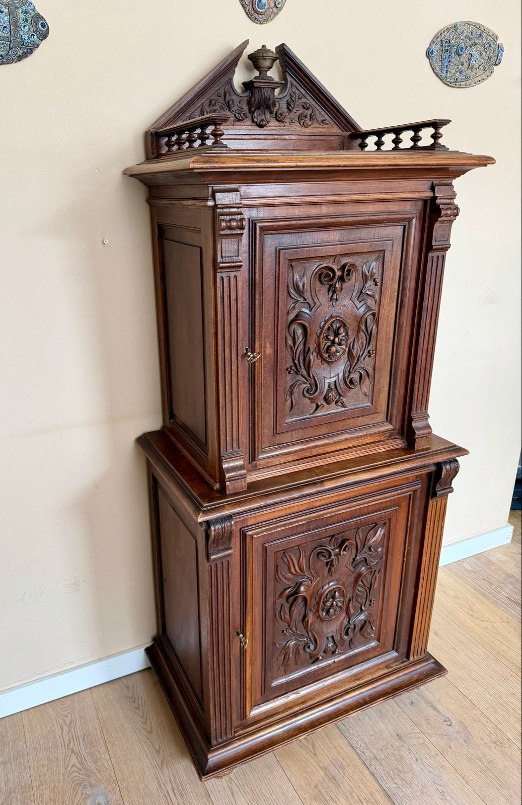 Antieke Louis XIII staande herenkast - Hout - Circa 1900, Ophalen