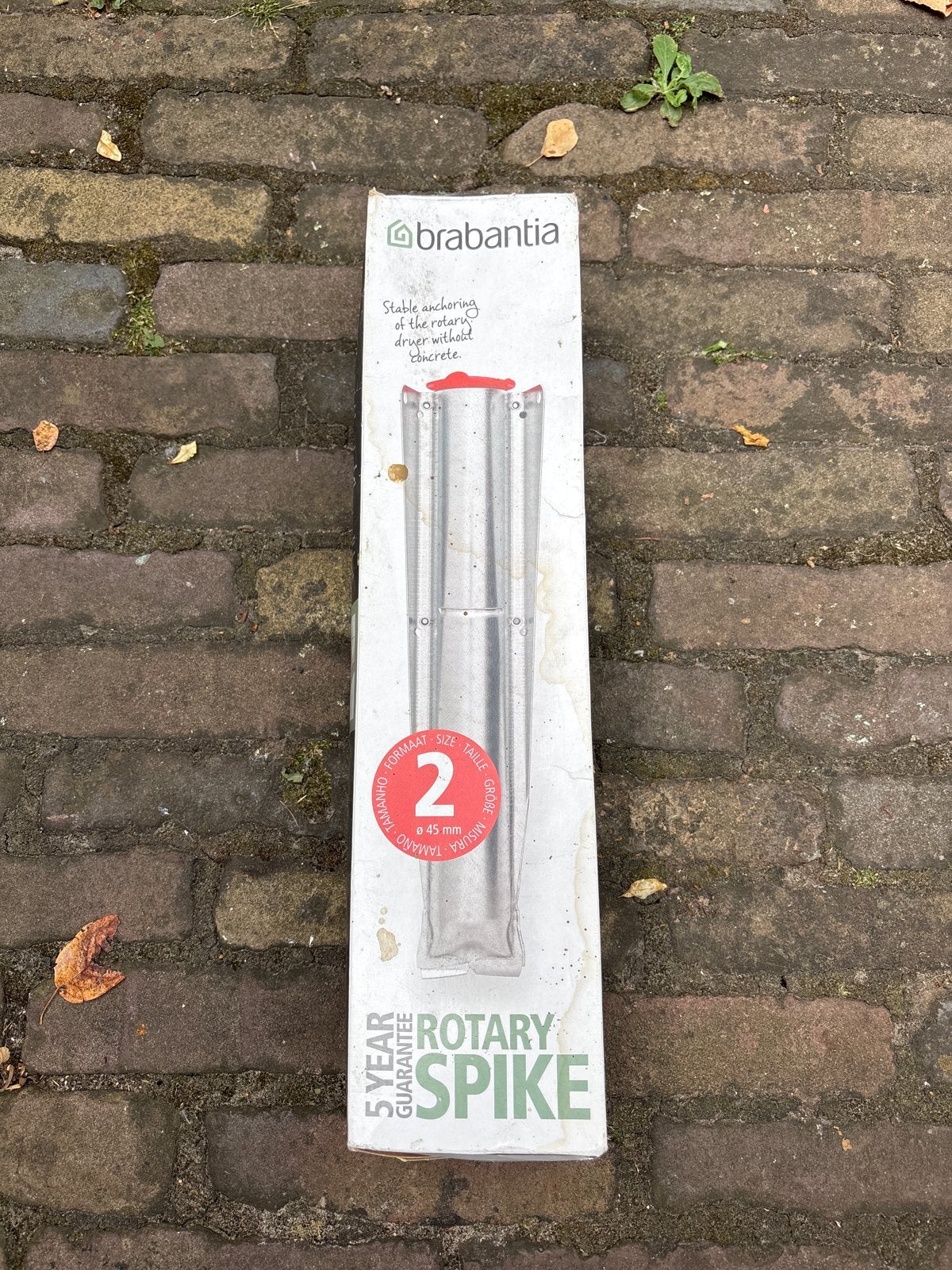 Brabantia Rotary Spike - Grondanker voor droogmolen, Ophalen of Verzenden, Zo goed als nieuw