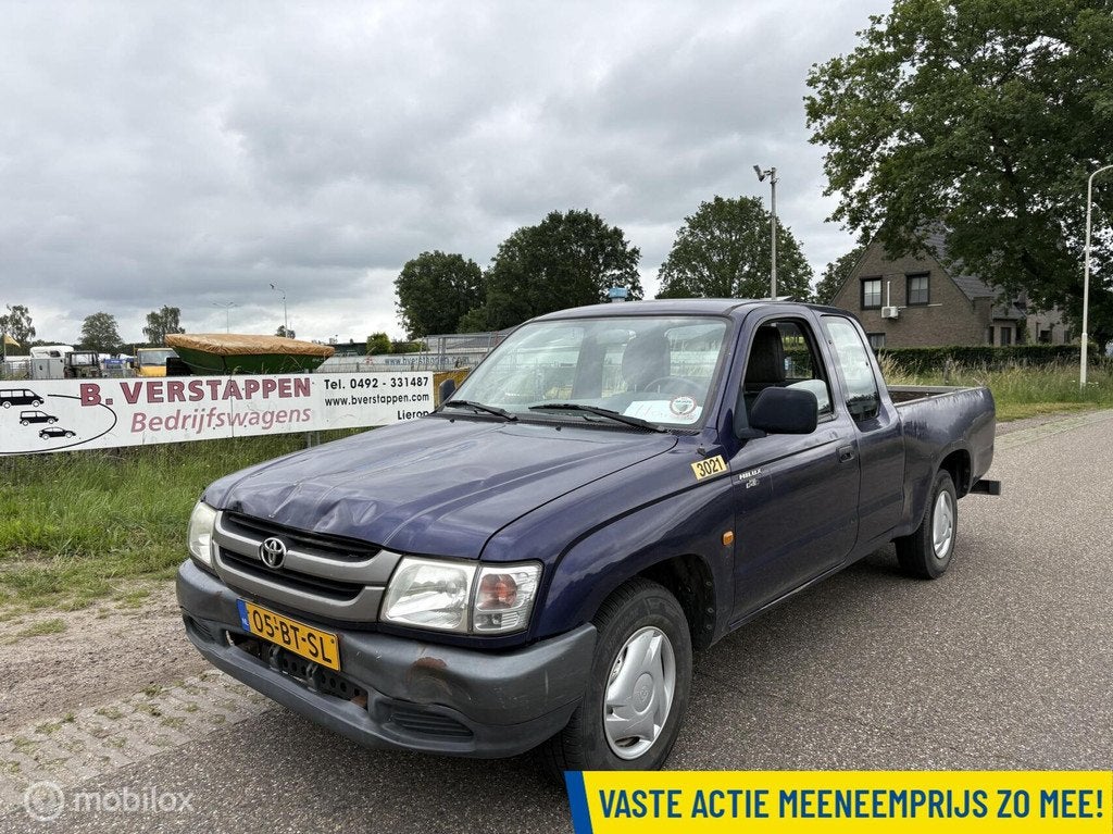 Toyota HiLux 2.5 D4-D 90 Xtra, Auto's, 2500 cc, Origineel Nederlands, Bedrijf, Grijs