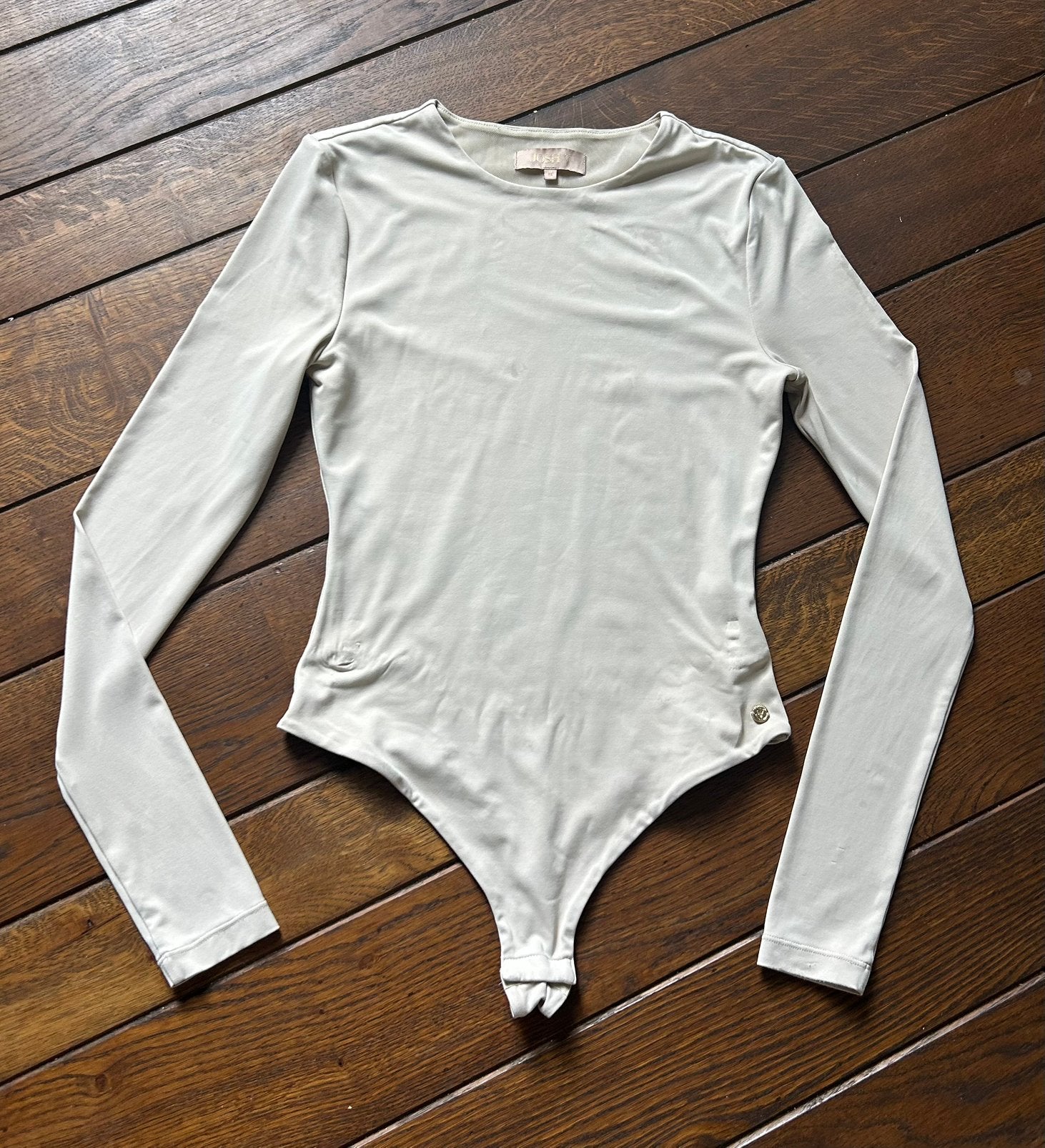 Ecru JoshV, Josh V Felice body in maat M, Verzenden, Zo goed als nieuw, Beige, Lange mouw