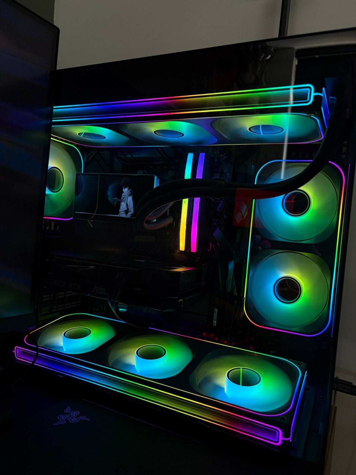 Gaming PC AMD Ryzen 7 7800X3D RTX 5060 Ti, Ophalen, Zo goed als nieuw, Gaming, SSD