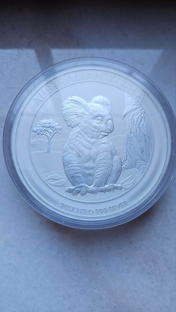 1 kilo koala 2017, Ophalen of Verzenden, Zilver