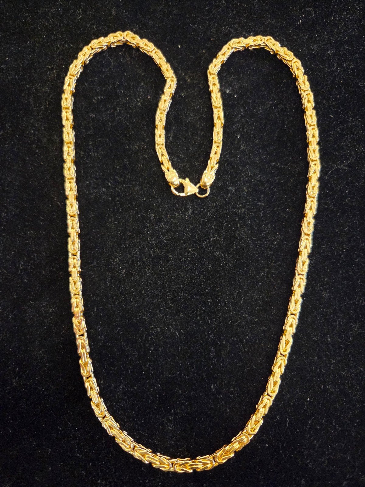 14 k gouden koningsketting 33,3 gram 60 cm, Ophalen of Verzenden, Nieuw, Goud, Goud