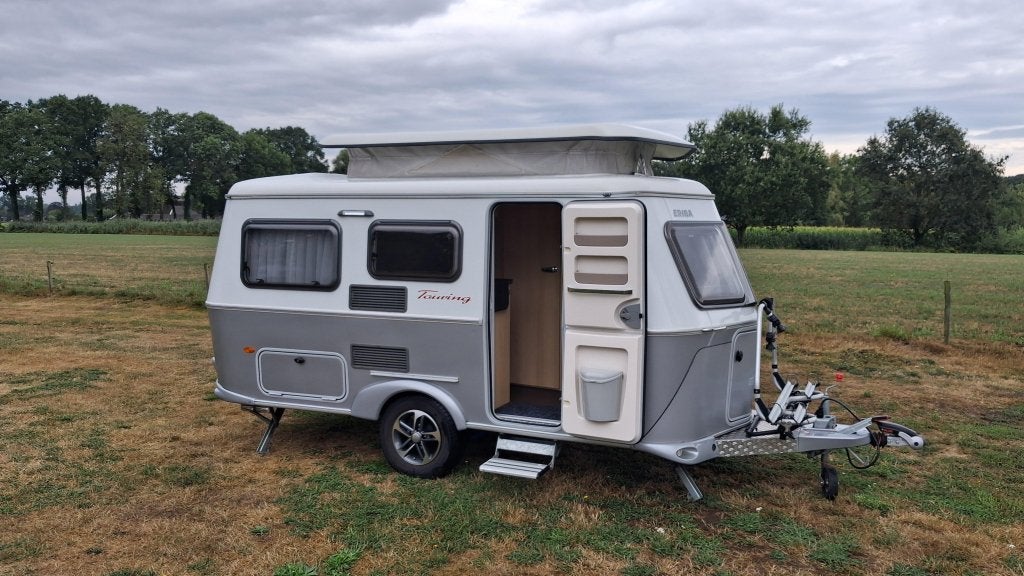 Prachtige Eriba Touring 60-Edition 430 '20 met Reda Lucca, Caravans en Kamperen, Eriba, Schokbreker, Dwarsbed, Bedrijf