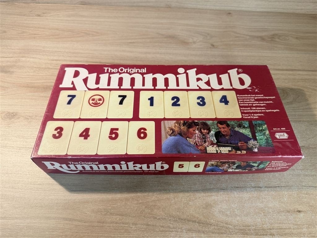 rummikub grote rode doos - s6531, Hobby en Vrije tijd, Verzenden, Zo goed als nieuw