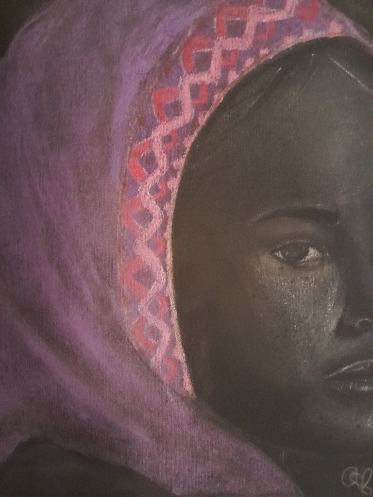 Schilderij, Ophalen, Origineel werk, Doek, Portret of Personen