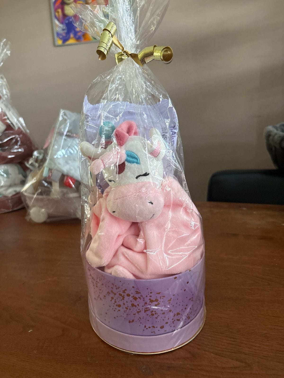 Schattig Kraamcadeau: Knuffel Eenhoorn met Dekentje, Ophalen, Nieuw, Kraamcadeau
