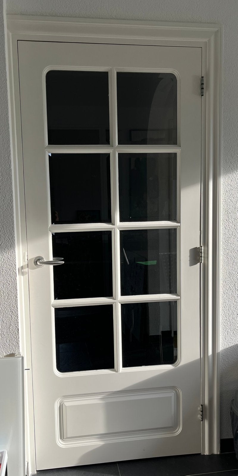 Binnendeur met 8 ruitjes, Doe-het-zelf en Verbouw, Ophalen, Gebruikt, Binnendeur, Minder dan 200 cm